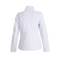 White - Back - Printer Womens-Ladies Trial Soft Shell Jacket