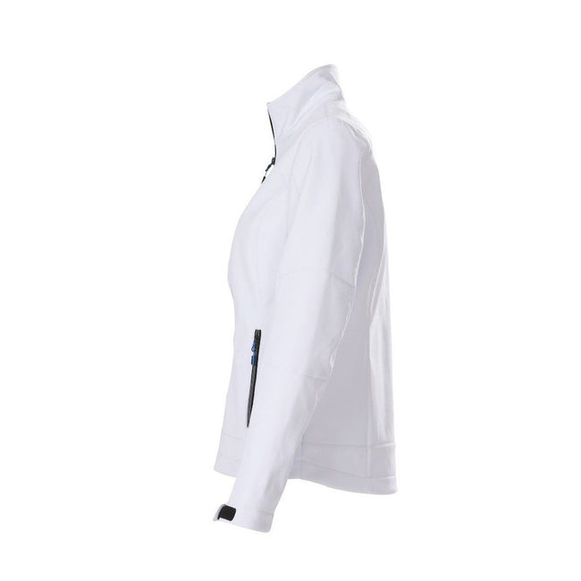White - Lifestyle - Printer Womens-Ladies Trial Soft Shell Jacket