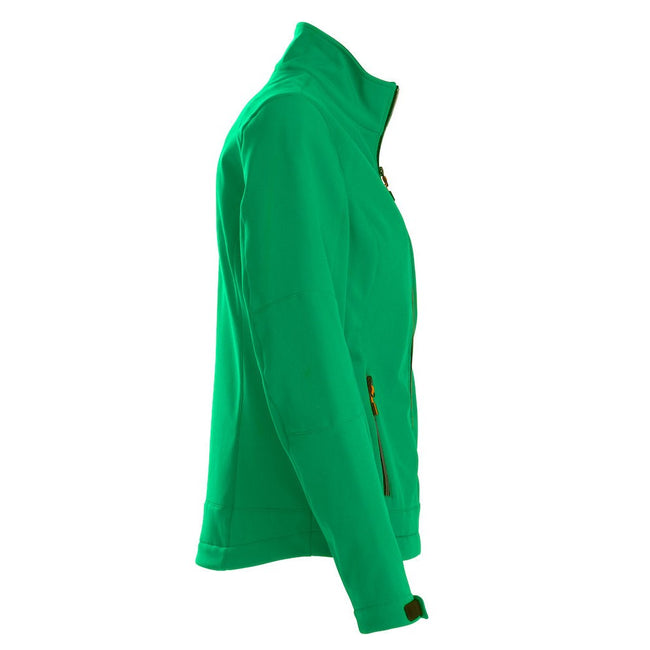 Fresh Green - Side - Printer Womens-Ladies Trial Soft Shell Jacket
