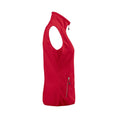 Red - Side - Printer RED Womens-Ladies Sideflip Body Warmer