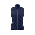 Navy - Front - Printer RED Womens-Ladies Sideflip Body Warmer