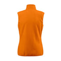 Orange - Back - Printer RED Womens-Ladies Sideflip Body Warmer
