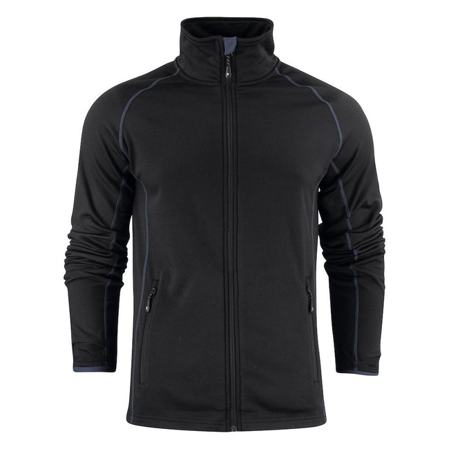 Black - Front - James Harvest Mens Miles Jacket