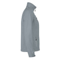 Metal Grey - Side - Printer RED Womens-Ladies Vert Soft Shell Jacket