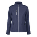 Navy - Front - Printer RED Womens-Ladies Vert Soft Shell Jacket
