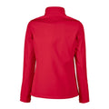 Red - Back - Printer RED Womens-Ladies Vert Soft Shell Jacket