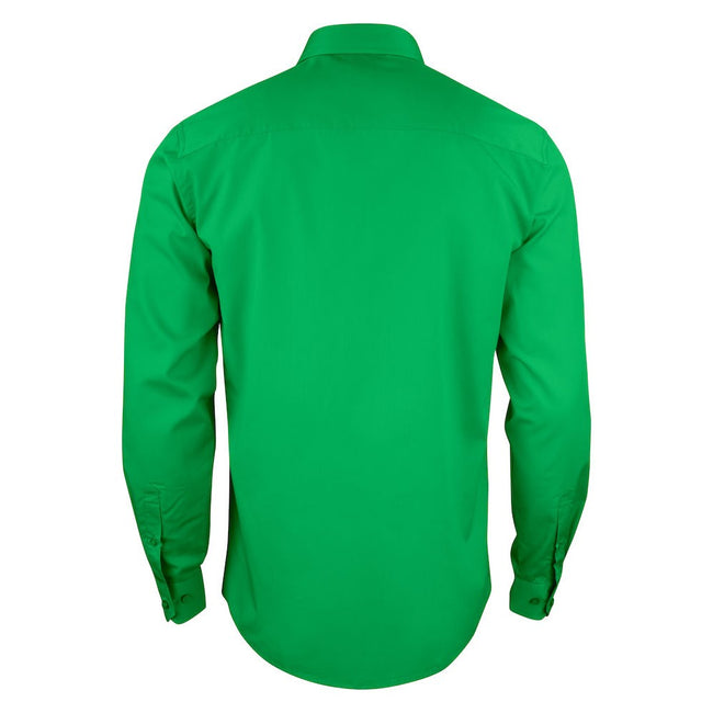 Fresh Green - Back - Printer Mens Point Formal Shirt