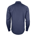Navy - Back - Printer Mens Point Formal Shirt