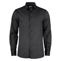 Black - Front - Printer Mens Point Formal Shirt