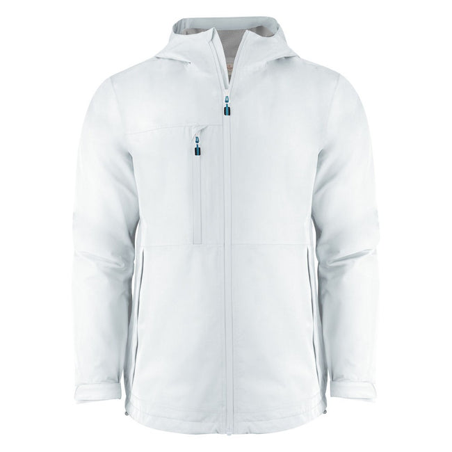 White - Front - Printer Mens Hiker Jacket