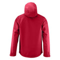 Red - Back - Printer Mens Hiker Jacket
