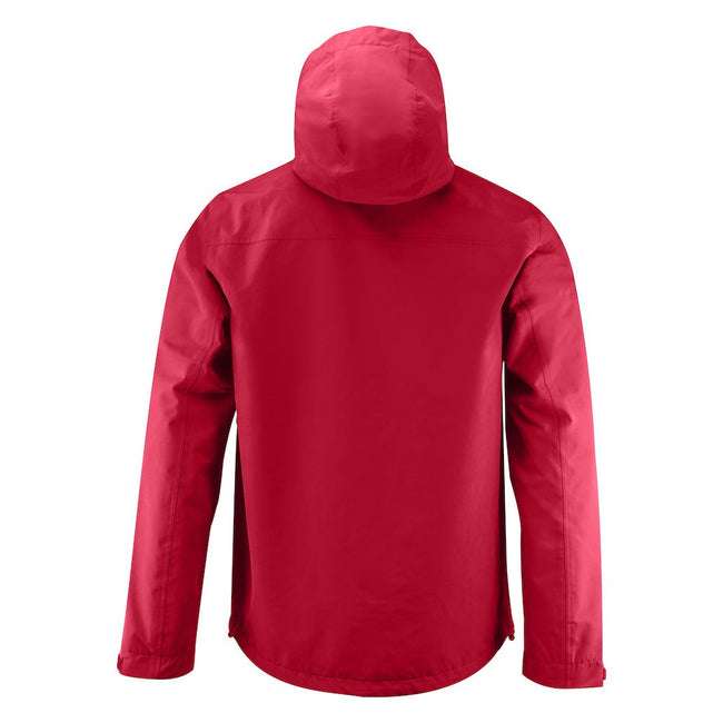 Red - Back - Printer Mens Hiker Jacket