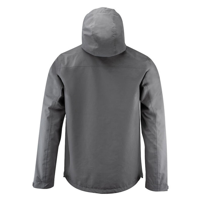 Steel Grey - Back - Printer Mens Hiker Jacket
