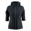 Black - Front - Printer Womens-Ladies Karting Soft Shell Jacket