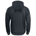 Black - Back - Projob Mens Hooded Jacket