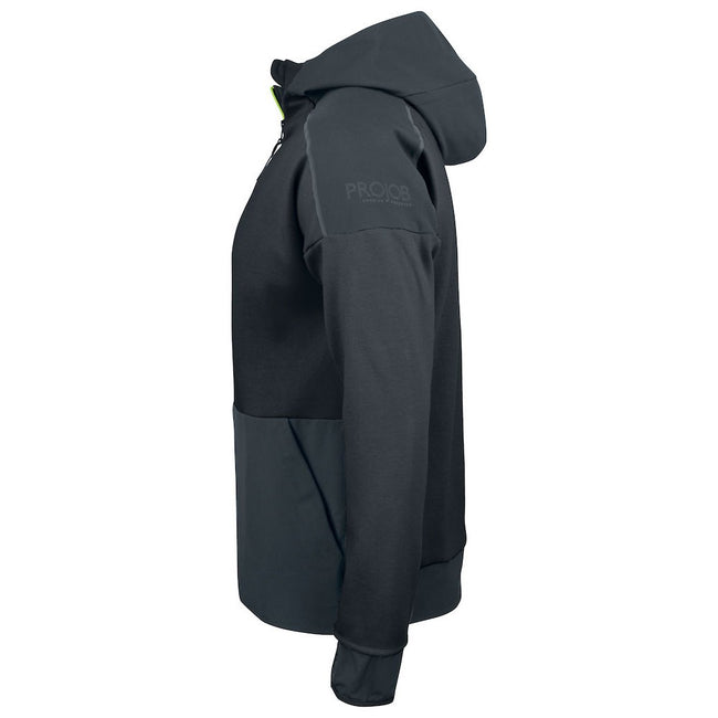 Black - Lifestyle - Projob Mens Hooded Jacket