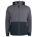 Gray - Front - Projob Mens Hooded Jacket