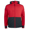 Red-Black - Front - Projob Mens Hooded Jacket