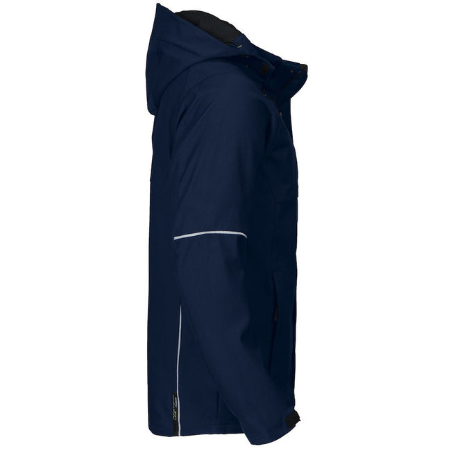 Navy - Side - Projob Mens Functional Jacket