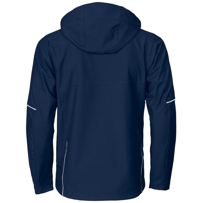 Navy - Back - Projob Mens Functional Jacket