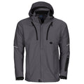 Gray - Front - Projob Mens Functional Jacket