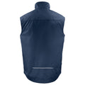 Navy - Back - Projob Mens Body Warmer