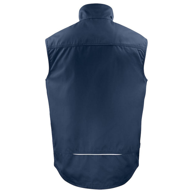 Navy - Back - Projob Mens Body Warmer