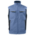 Sky Blue - Front - Projob Mens Body Warmer