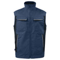 Navy - Front - Projob Mens Body Warmer