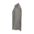 Silver - Side - Projob Mens Formal Shirt
