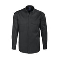 Black - Front - Projob Mens Formal Shirt