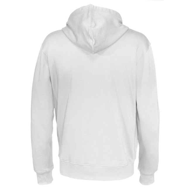White - Back - Cottover Mens Full Zip Hoodie
