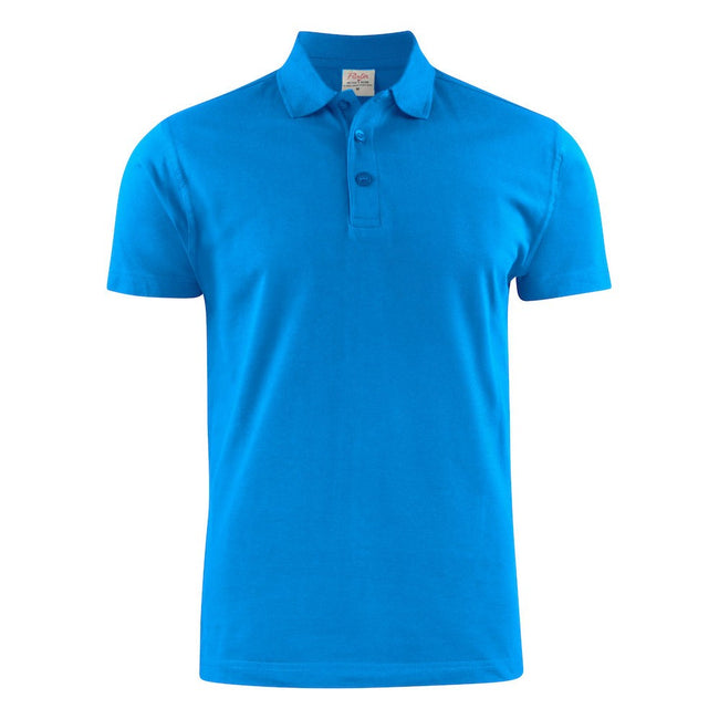 Ocean Blue - Front - Printer Mens Surf RSX Polo Shirt