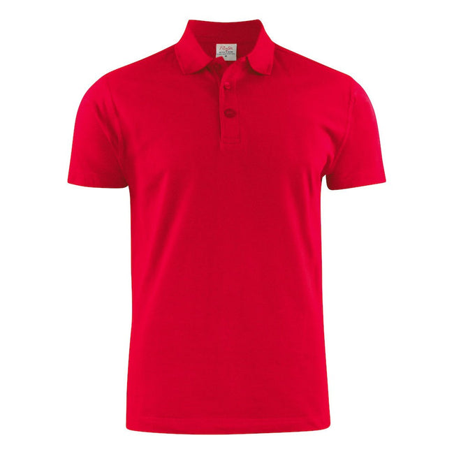 Red - Front - Printer Mens Surf RSX Polo Shirt