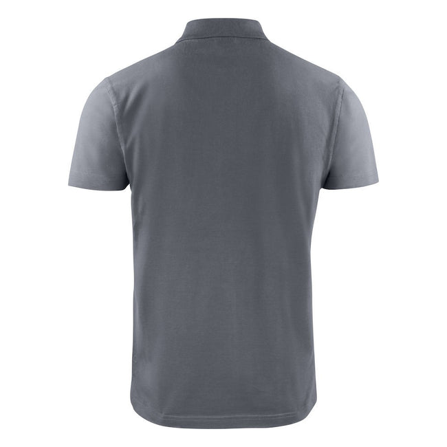 Steel Grey - Back - Printer Mens Surf RSX Polo Shirt
