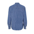 Blue - Back - Cottover Mens Denim Slim Shirt