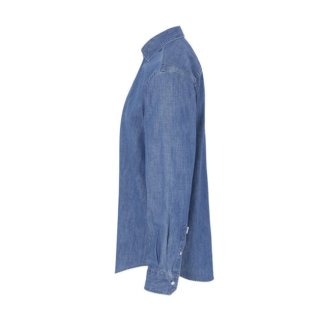 Blue - Lifestyle - Cottover Mens Denim Slim Shirt