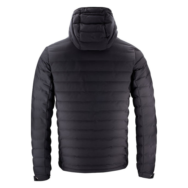 Black - Back - James Harvest Mens Woodlake Padded Jacket