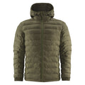 Moss Green - Front - James Harvest Mens Woodlake Padded Jacket