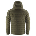 Moss Green - Back - James Harvest Mens Woodlake Padded Jacket