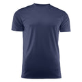 Navy - Front - Printer RED Mens Run Active T-Shirt