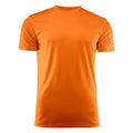 Orange - Front - Printer RED Mens Run Active T-Shirt