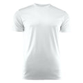 White - Front - Printer RED Mens Run Active T-Shirt