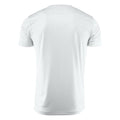 White - Back - Printer RED Mens Run Active T-Shirt