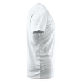 White - Side - Printer RED Mens Run Active T-Shirt