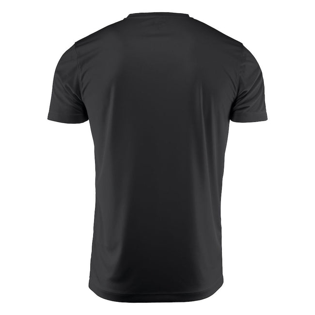 Black - Back - Printer RED Mens Run Active T-Shirt