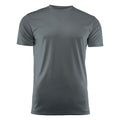 Metal Grey - Front - Printer RED Mens Run Active T-Shirt