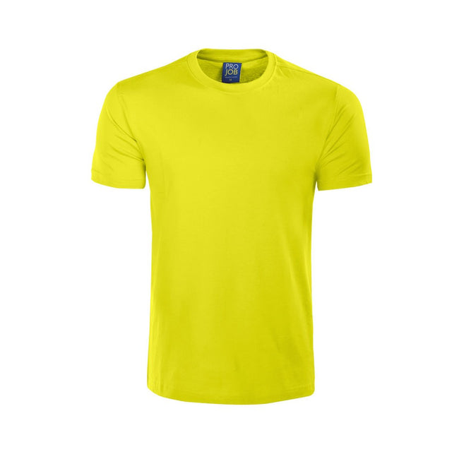 Yellow - Front - Projob Mens T-Shirt