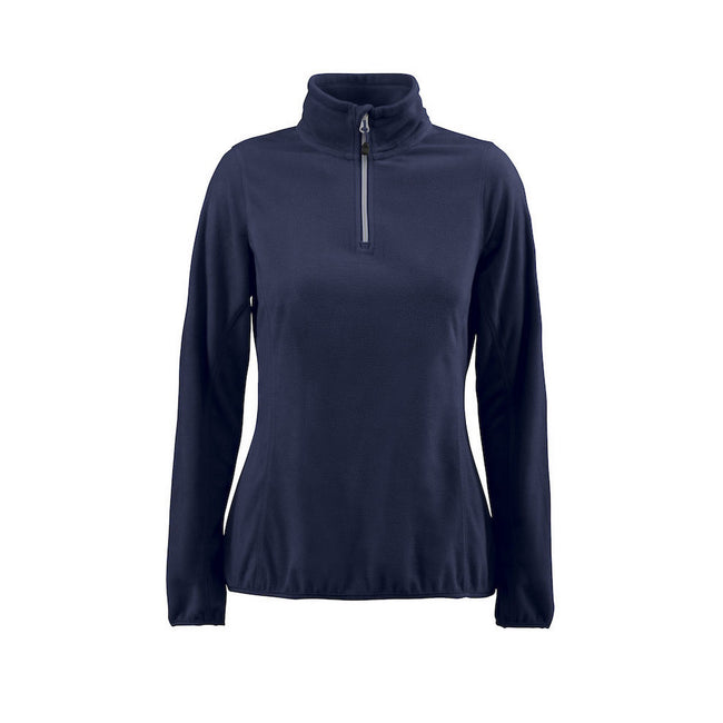Navy - Front - Printer RED Womens-Ladies Railwalk Fleece Top