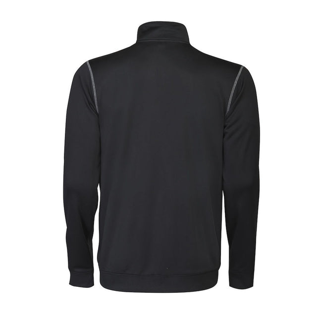 Black - Back - Printer Mens Duathlon Sweat Jacket